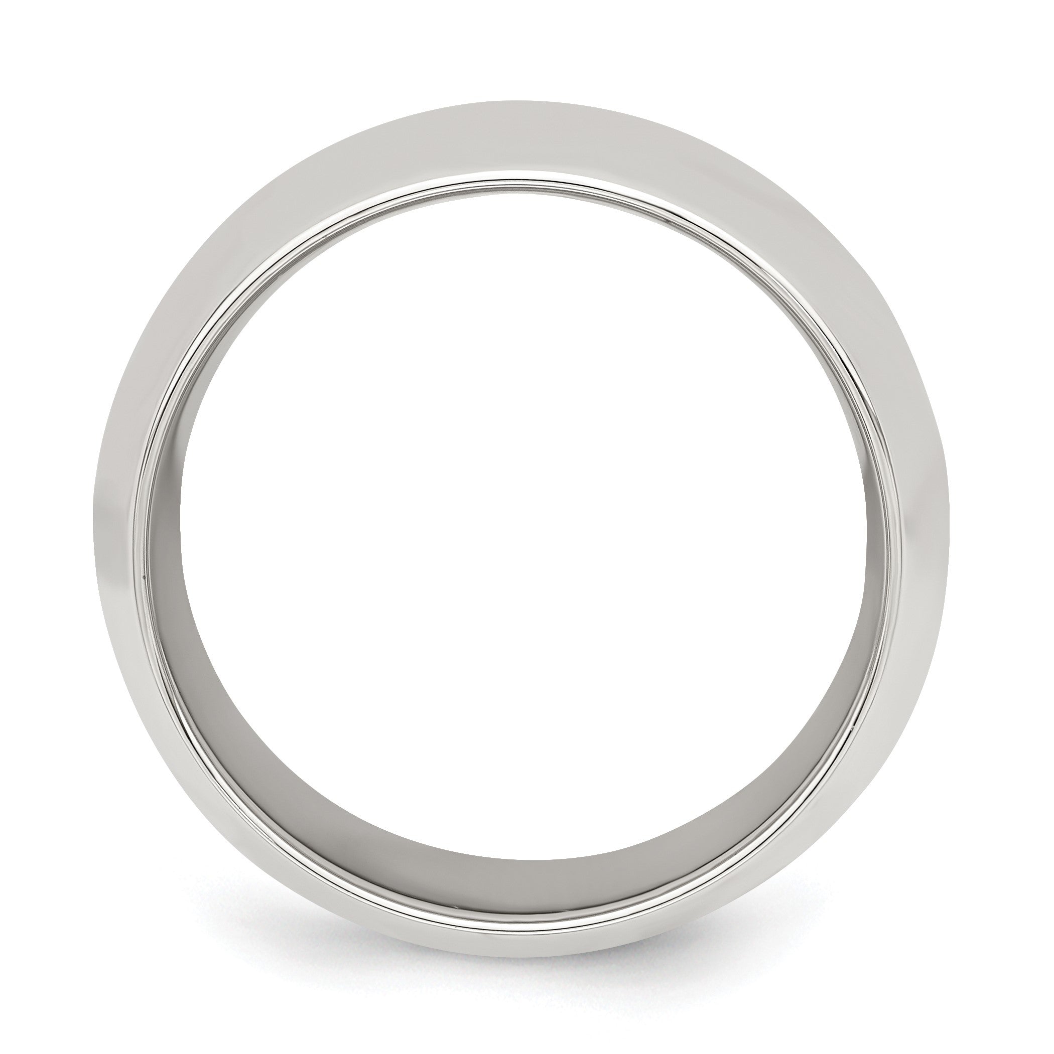 Sterlingsilber 10mm Komfort-Passform Größe 5.5 Ring