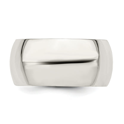 Sterlingsilber 10mm Komfort-Passform Größe 5.5 Ring