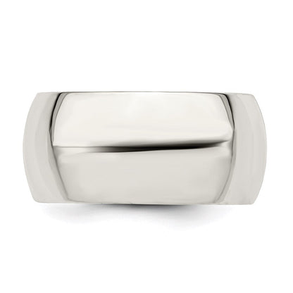 Sterlingsilber 10mm Komfort-Passform Größe 5 Ring