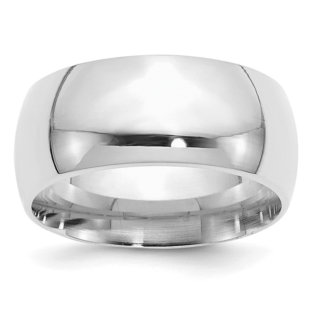 Sterlingsilber Rhodiniert 10mm Komfort-Passform Ring