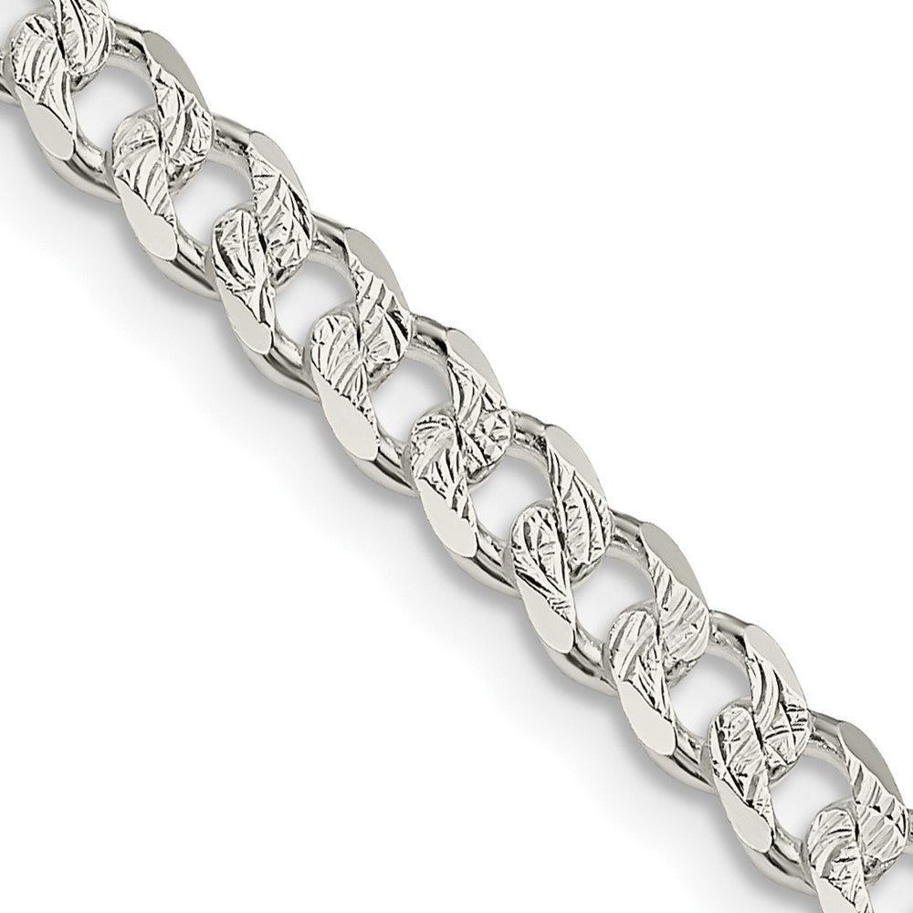 Sterlingsilber 4.5mm Pavé Panzer Halskette