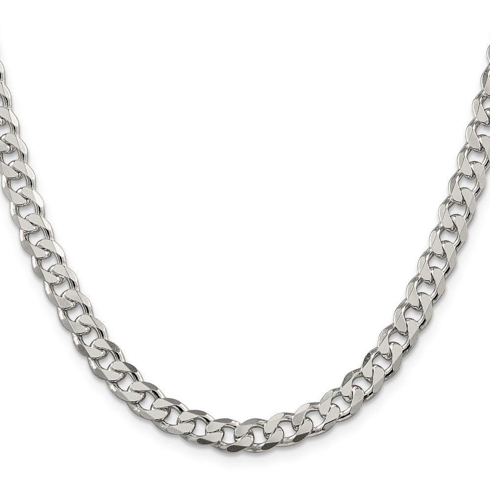 Sterlingsilber 7mm Pavé Panzer Halskette