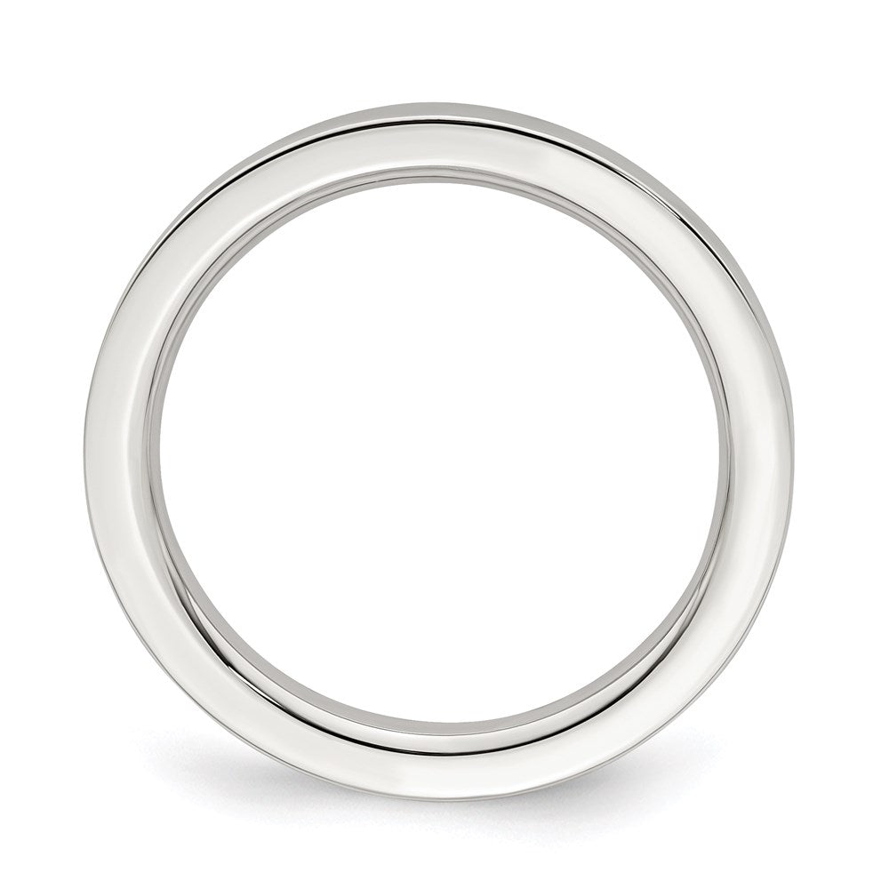 Sterlingsilber 2mm Komfort-Passform Flach Größe 9 Ring