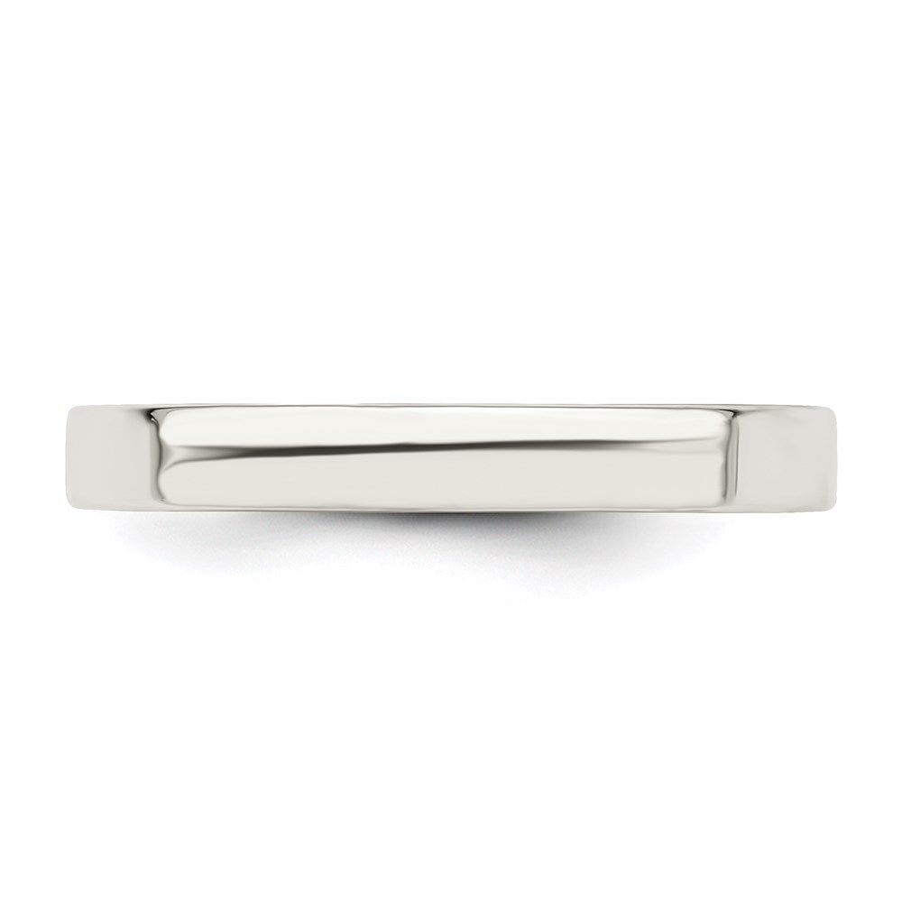 Sterlingsilber 3mm Komfort-Passform Flach Größe 6.5 Ring
