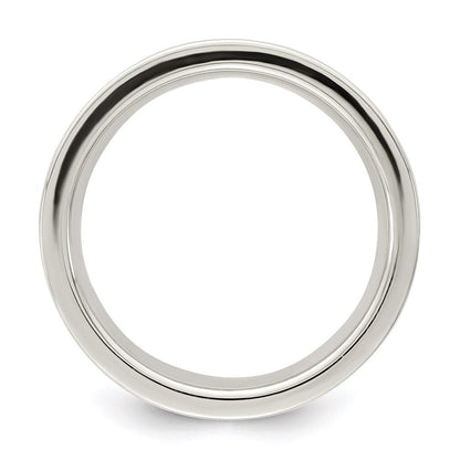 Sterlingsilber 8mm Komfort-Passform Flach Größe 11.5 Ring