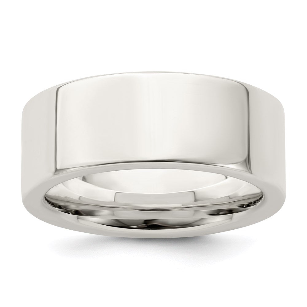 Sterlingsilber 8mm Komfort-Passform Flach Größe 12.5 Ring