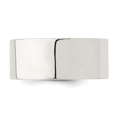 Sterlingsilber 9mm Komfort-Passform Flach Größe 5 Ring