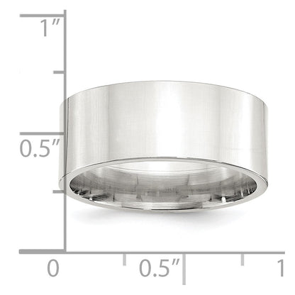 Sterlingsilber 9mm Komfort-Passform Flach Größe 10.5 Ring