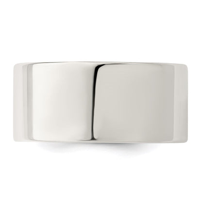 Sterlingsilber 10mm Komfort-Passform Flach Größe 11.5 Ring