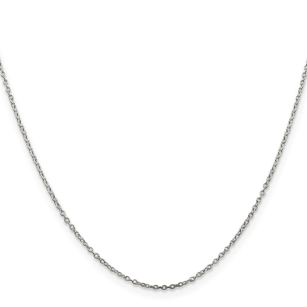 Sterlingsilber 1mm Ankerkette Halskette