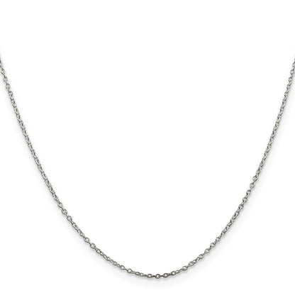 Sterlingsilber 1mm Ankerkette Halskette
