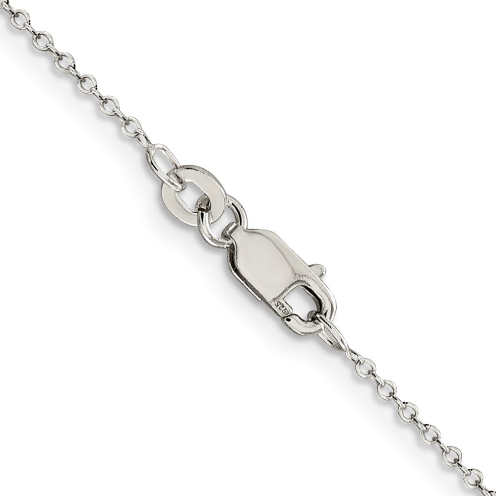 Sterlingsilber 1mm Ankerkette Halskette