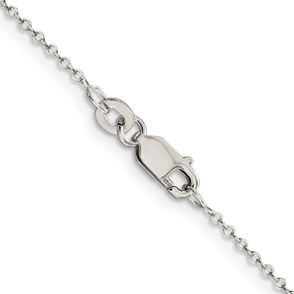 Sterlingsilber 1mm Ankerkette Halskette