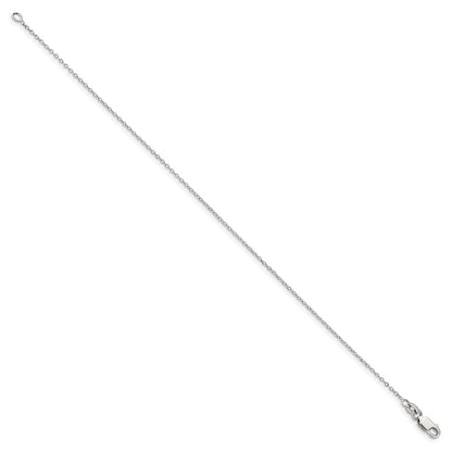 Sterlingsilber 1mm Ankerkette Gliederarmband