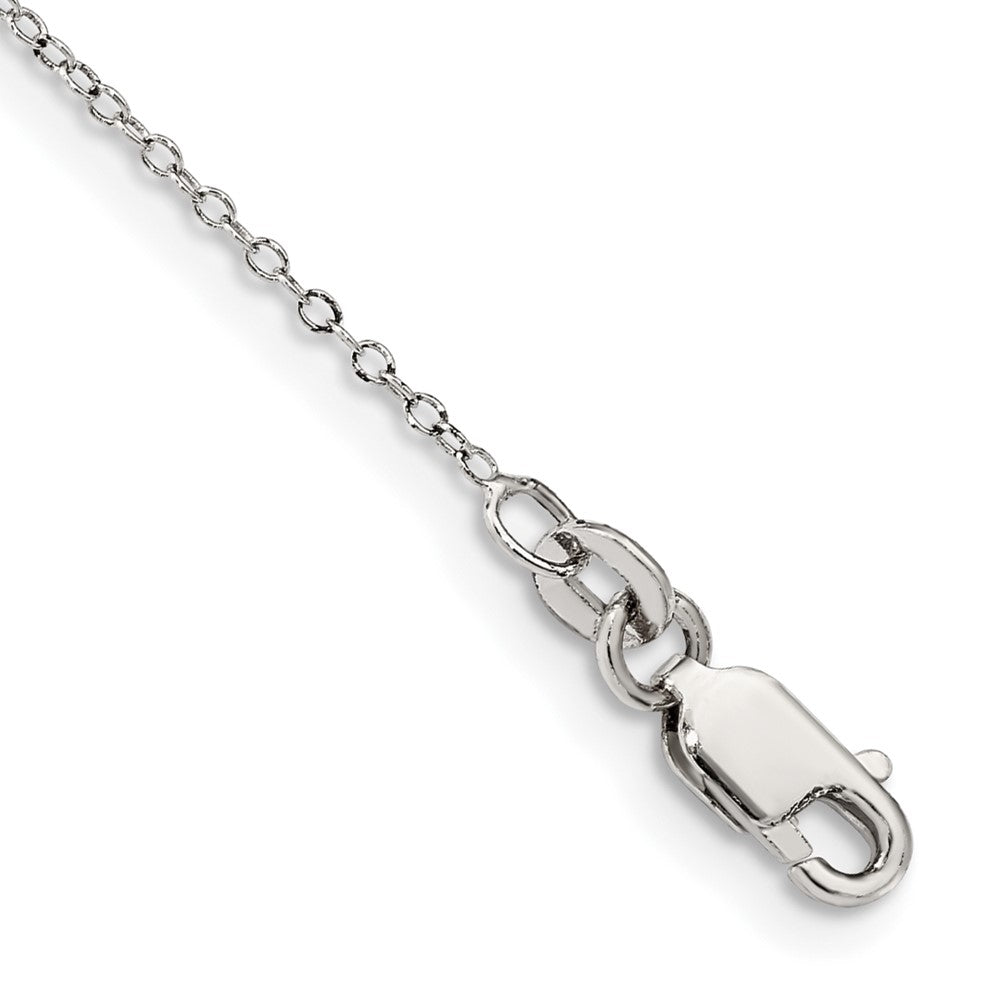 Sterlingsilber 1mm Ankerkette Gliederarmband