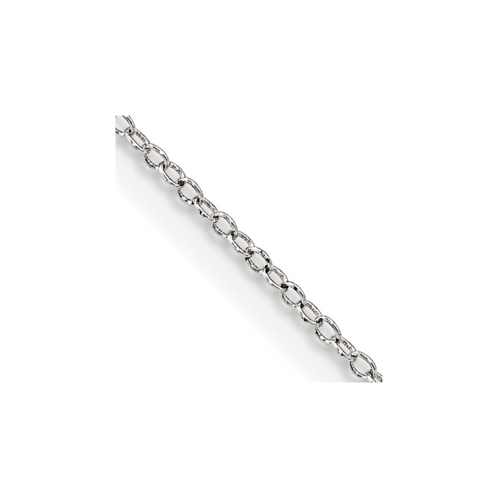 Sterlingsilber 1mm Ankerkette Halskette