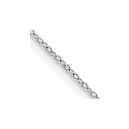 Sterlingsilber 1mm Ankerkette Halskette