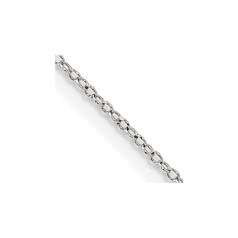 Sterlingsilber 1mm Ankerkette Halskette