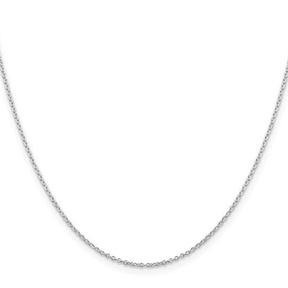 Sterlingsilber 1.25mm Ankerkette Kette mit 2 Zoll Verlängerung. Halskette