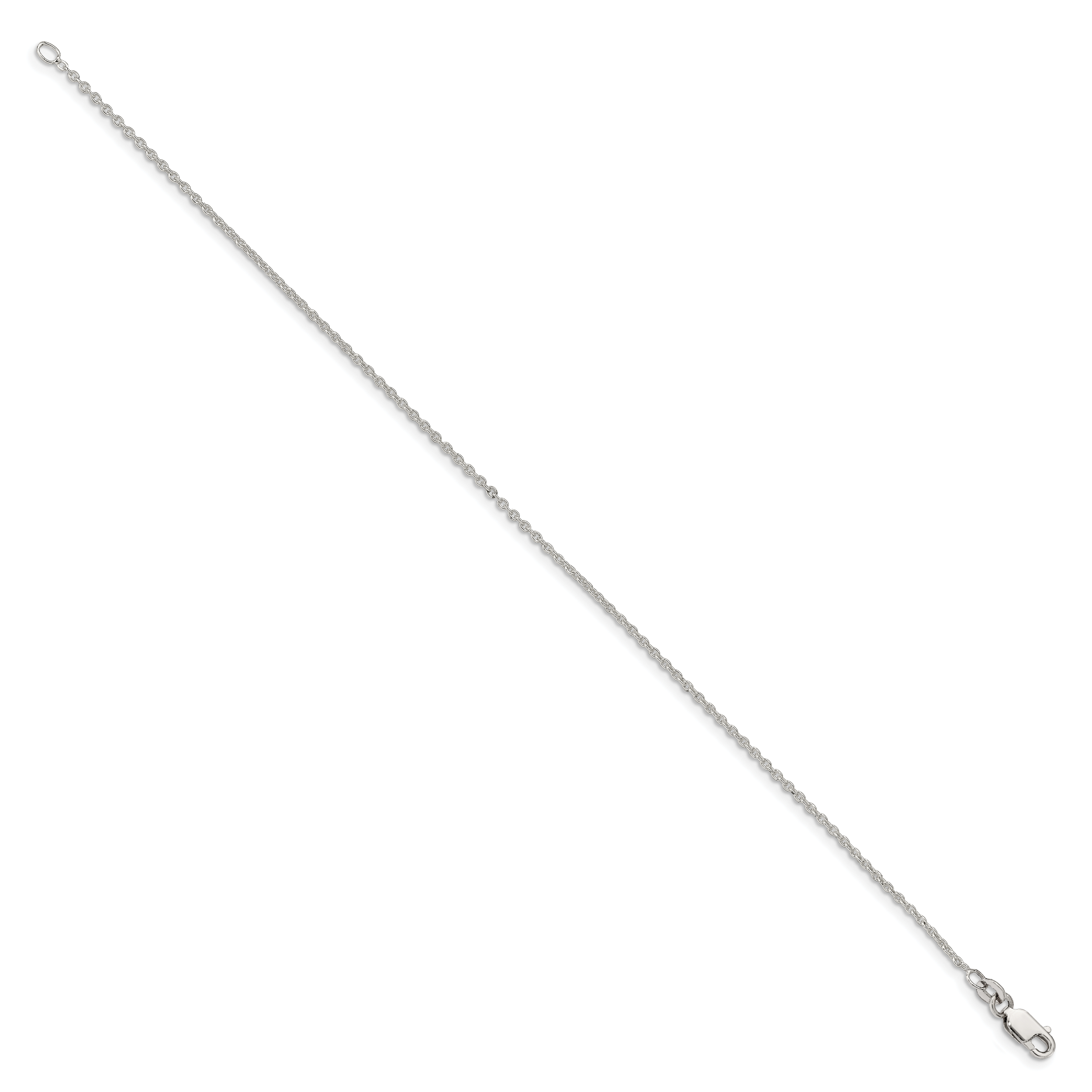 Sterlingsilber 1.5mm Ankerkette Gliederarmband