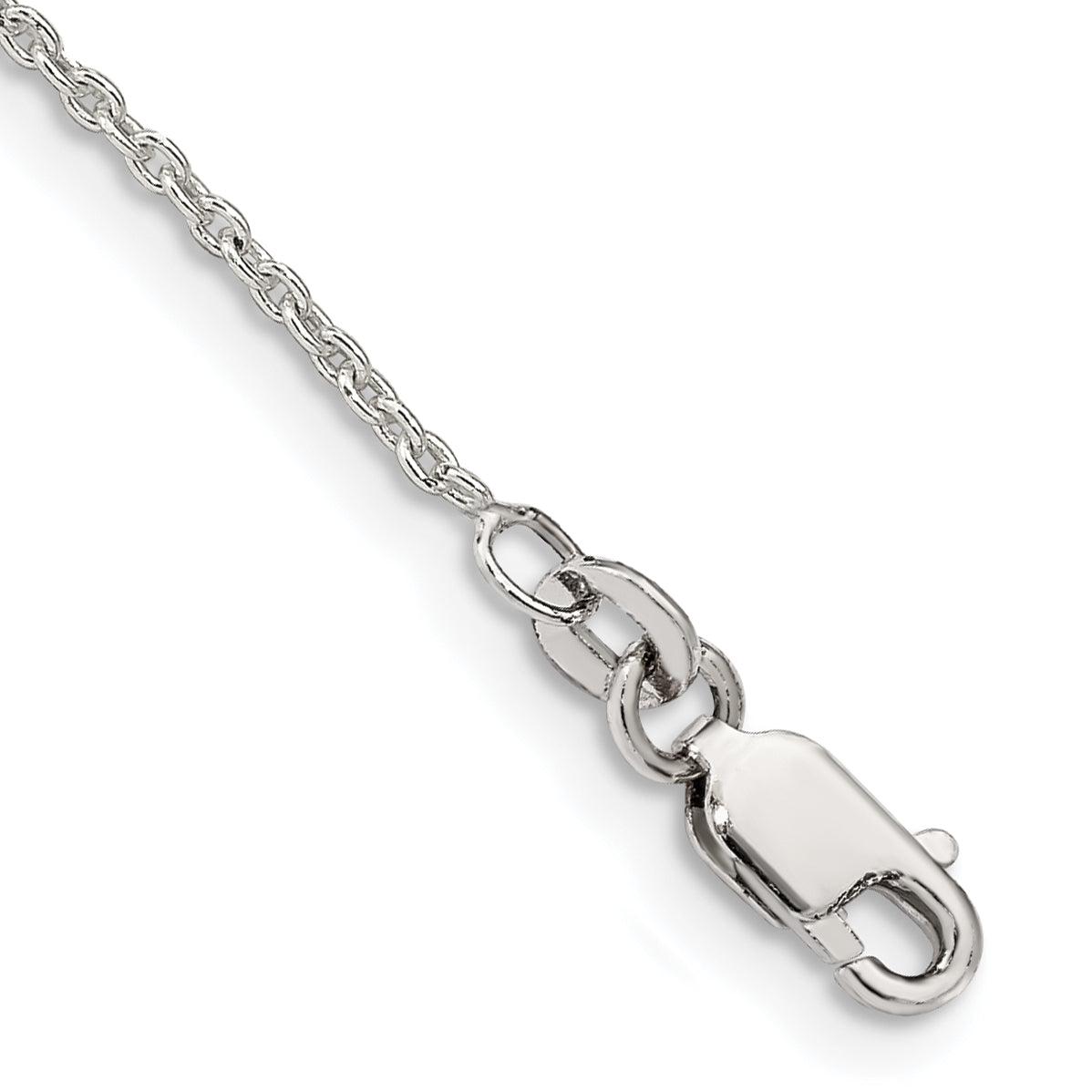 Sterlingsilber 1.5mm Ankerkette Gliederarmband