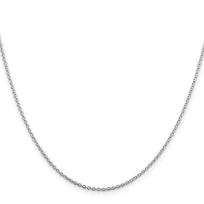 Sterlingsilber Rhodiniert 1.5mm Ankerkette Halskette