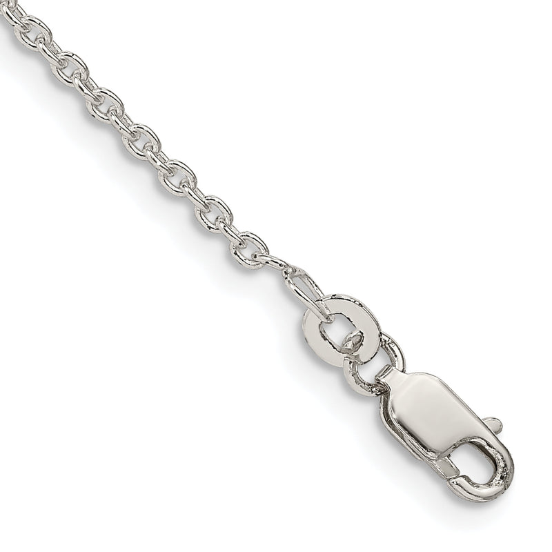 Sterlingsilber 1.95mm Ankerkette Gliederarmband