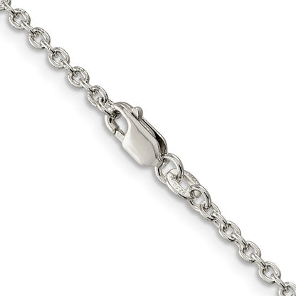 Sterlingsilber 2.25mm Ankerkette Halskette