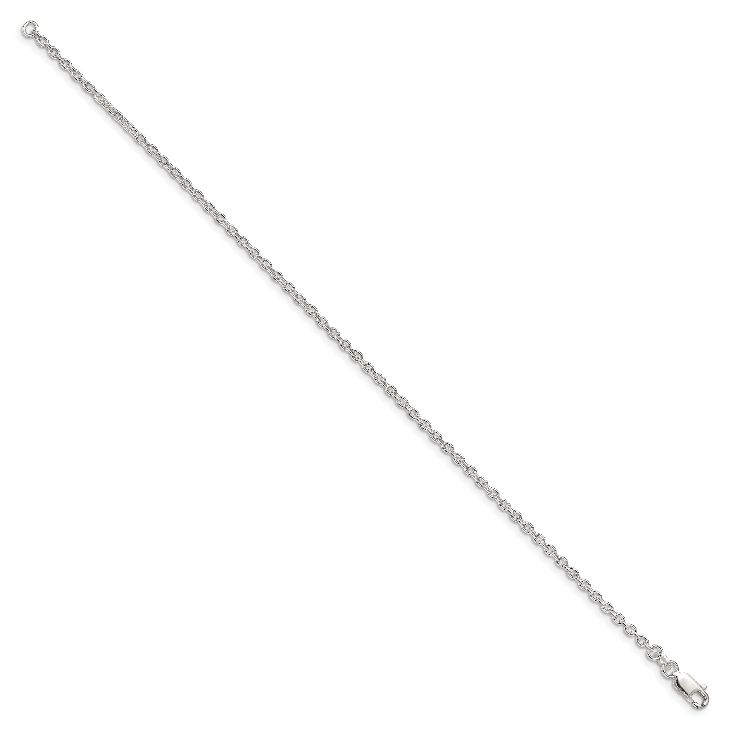 Sterlingsilber 2.25mm Ankerkette Gliederarmband