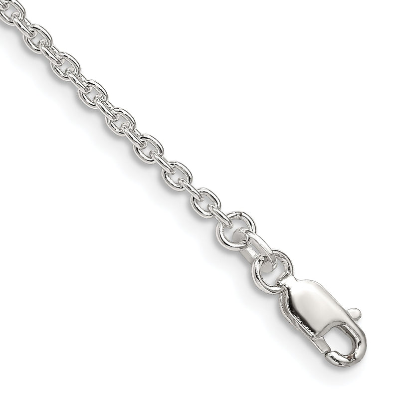 Sterlingsilber 2.25mm Ankerkette Gliederarmband