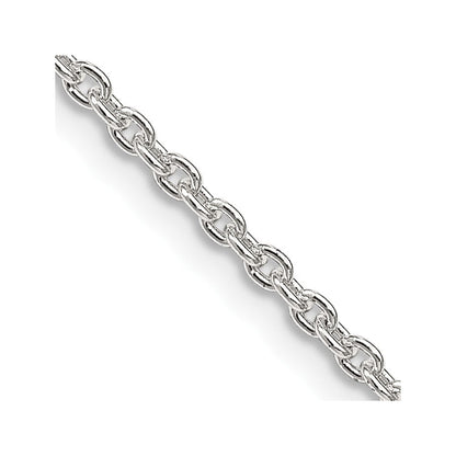 Sterlingsilber 2.25mm Ankerkette Halskette