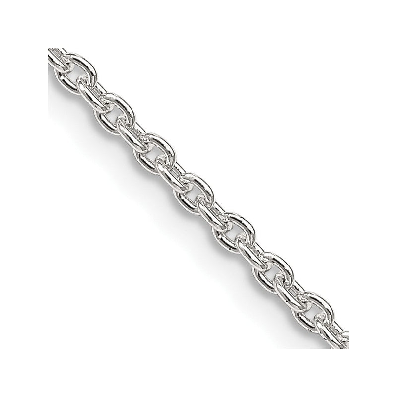 Sterlingsilber 2.25mm Ankerkette Halskette