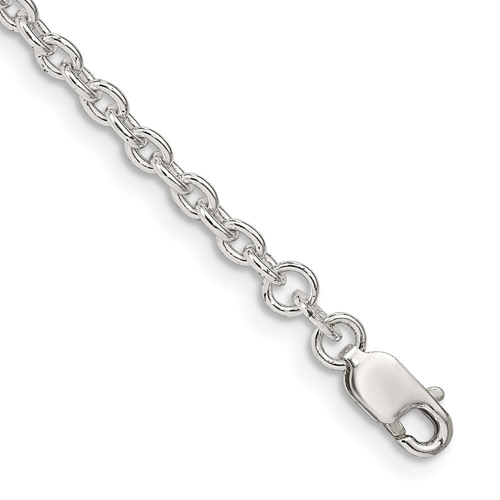 Sterlingsilber 2.75mm Ankerkette Gliederarmband