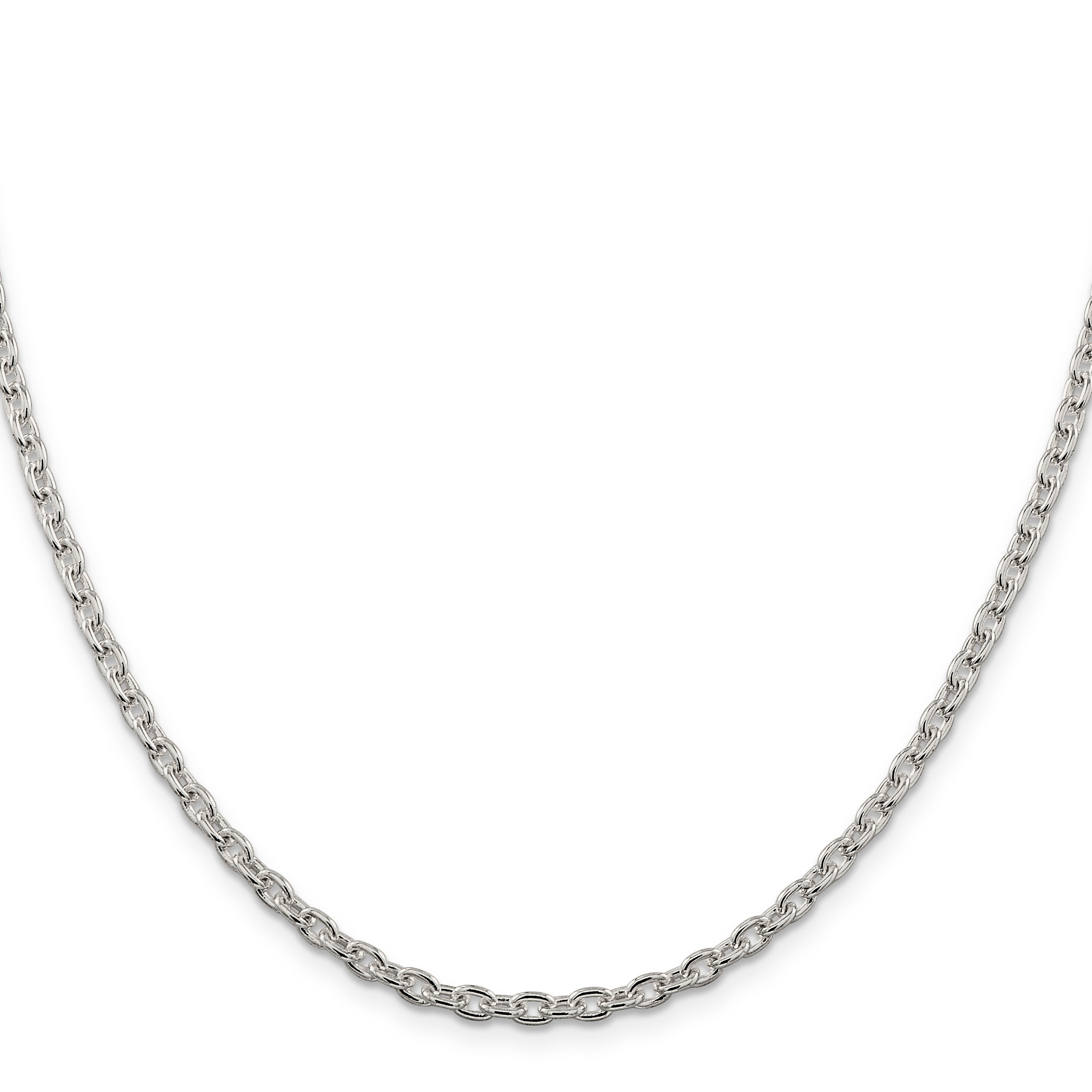 Sterlingsilber 3.5mm Ankerkette Halskette