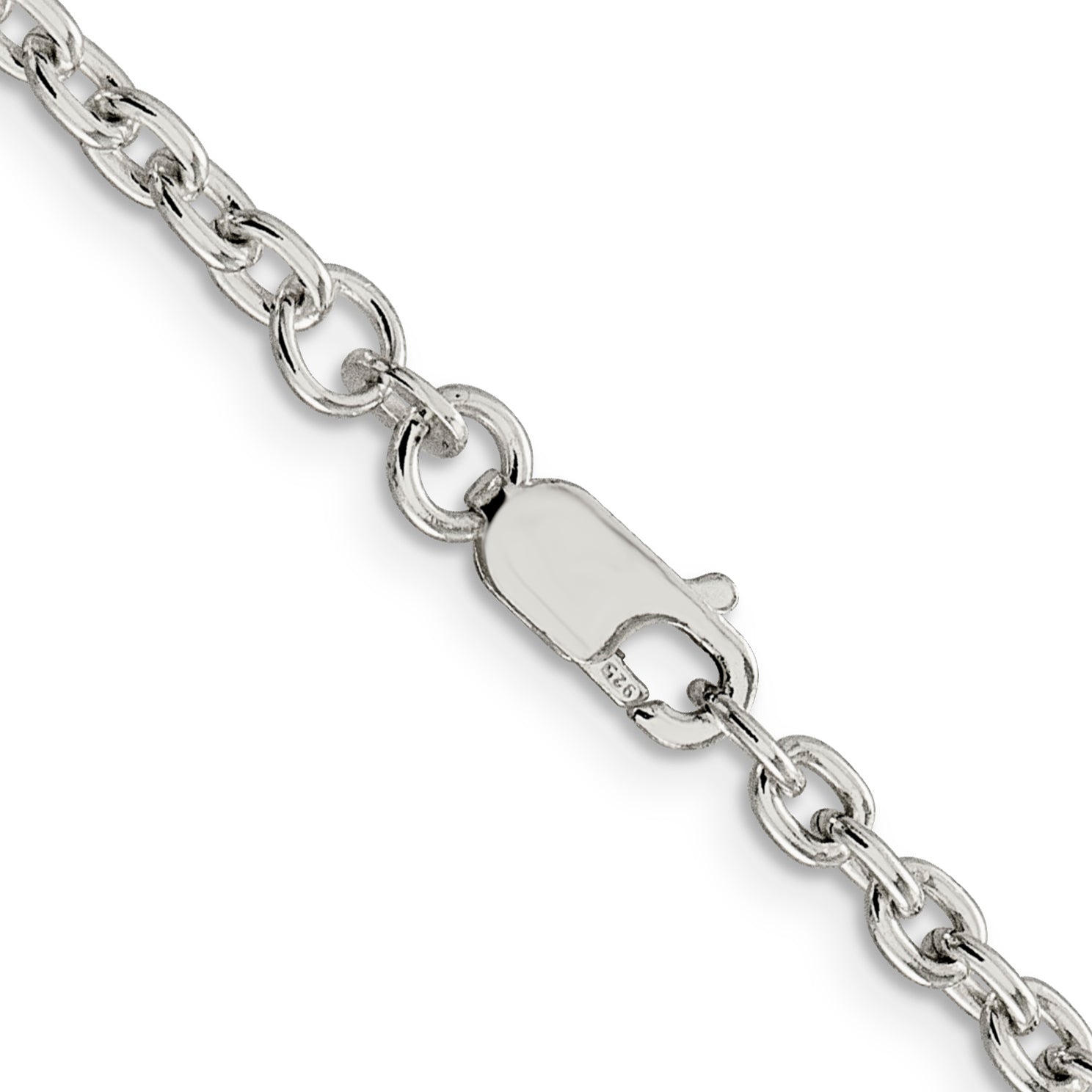 Sterlingsilber 3.5mm Ankerkette Halskette