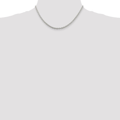 Sterlingsilber 3.5mm Ankerkette Halskette