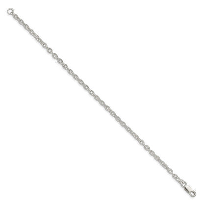 Sterlingsilber 3.5mm Ankerkette Gliederarmband
