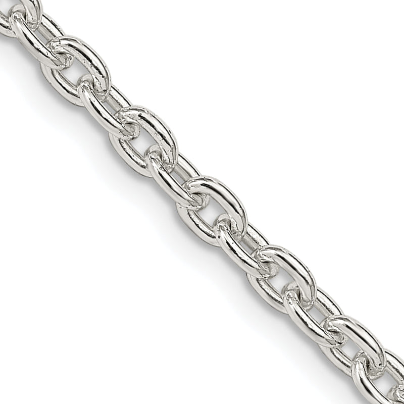 Sterlingsilber 3.5mm Ankerkette Halskette