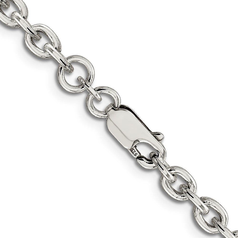Sterlingsilber 4.5mm Ankerkette Halskette