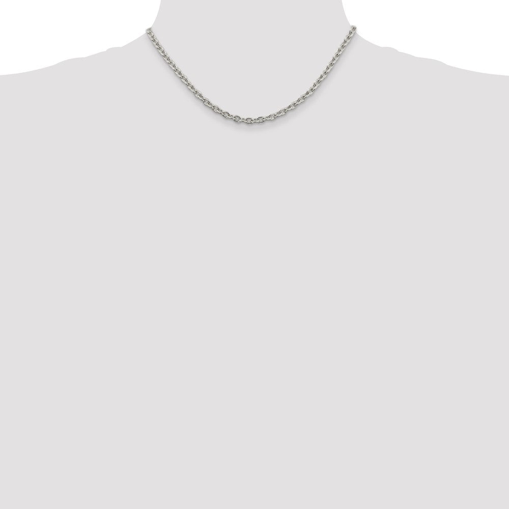 Sterlingsilber 4.5mm Ankerkette Halskette