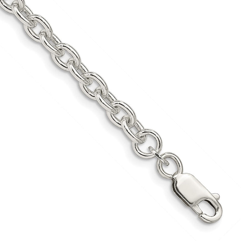 Sterlingsilber 4.5mm Ankerkette Gliederarmband