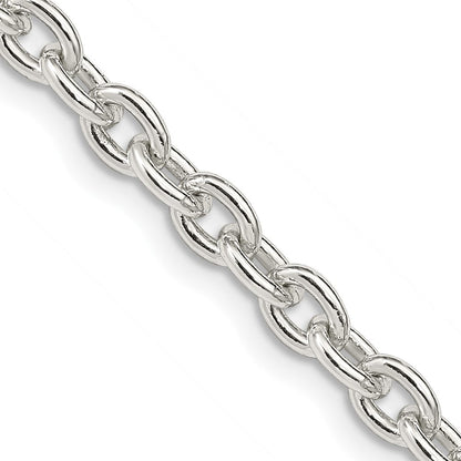 Sterlingsilber 4.5mm Ankerkette Halskette