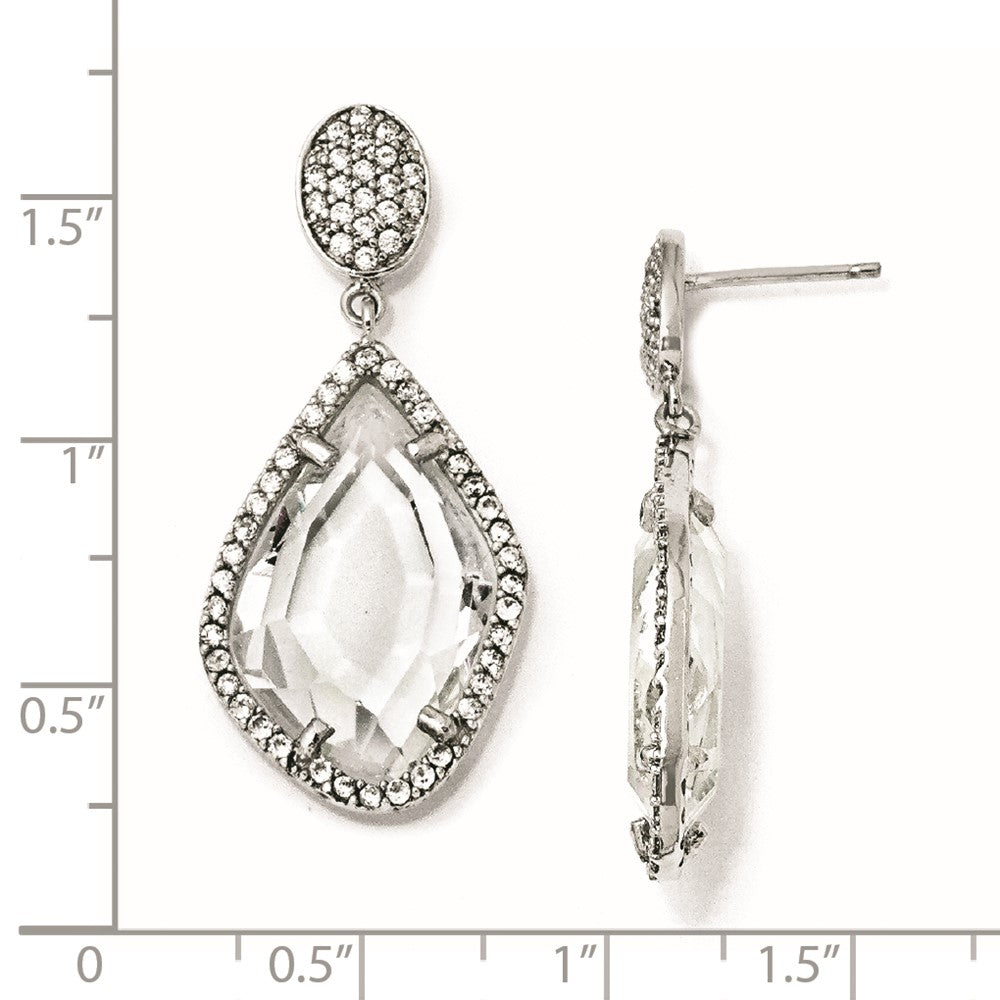 Sterlingsilber Zirkonia Stecker Ohrhänger
