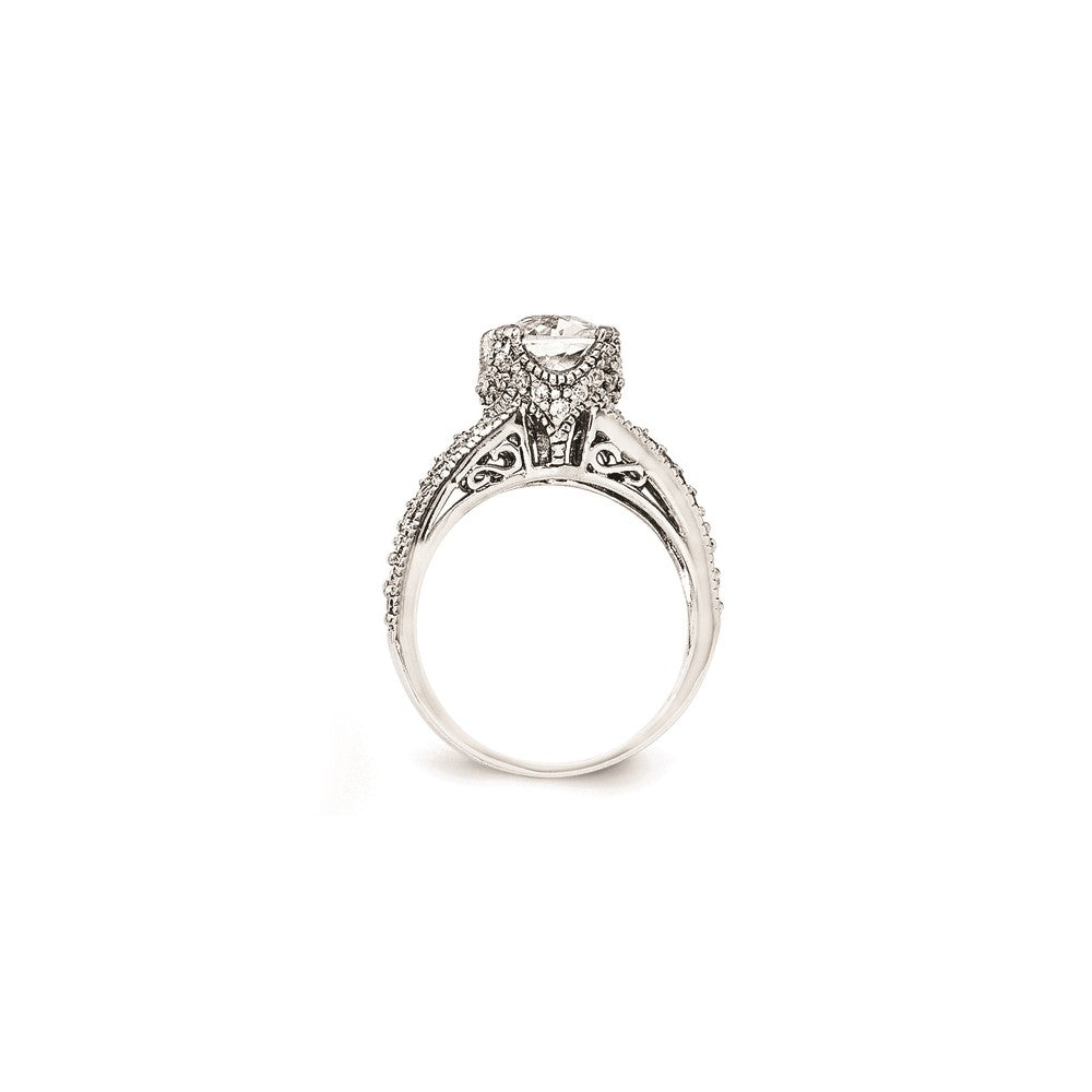 Sterlingsilber Cheryl M Karo-cut Zirkonia Ring