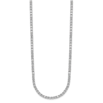 Sterlingsilber Cheryl M Rhodiniert Brillant-cut Zirkonia 18 Zoll Halskette