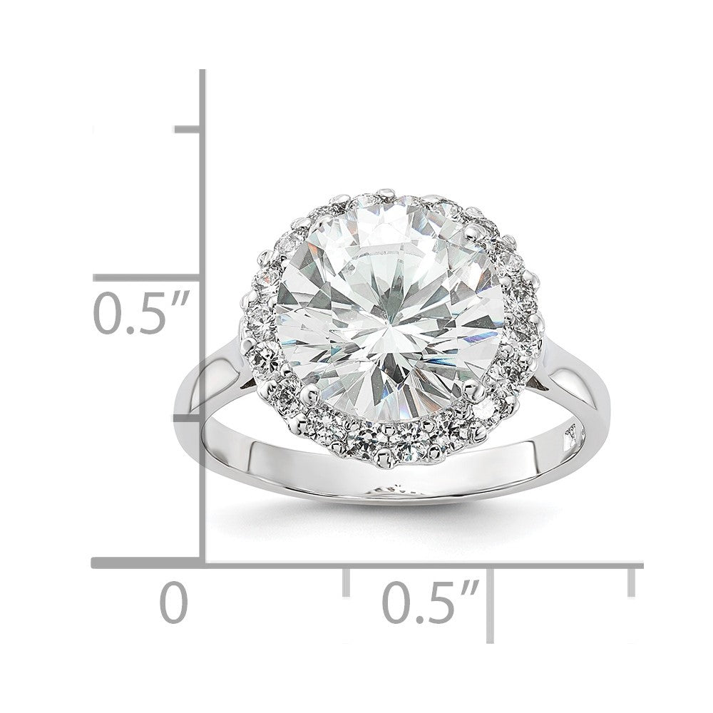 Sterlingsilber Cheryl M Zirkonia Ring