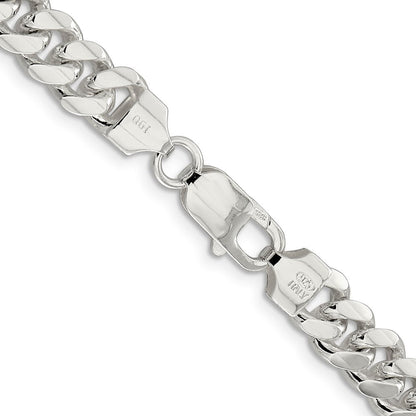28 Zoll Sterlingsilber 7.8mm Poliert Gewölbt Panzer Halskette