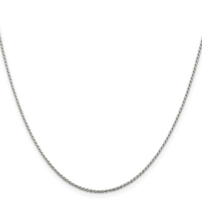 Sterlingsilber 1.2mm Diamantiert Kordel Halskette