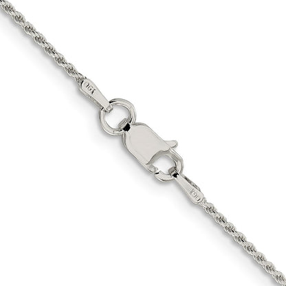 Sterlingsilber 1.2mm Diamantiert Kordel Halskette