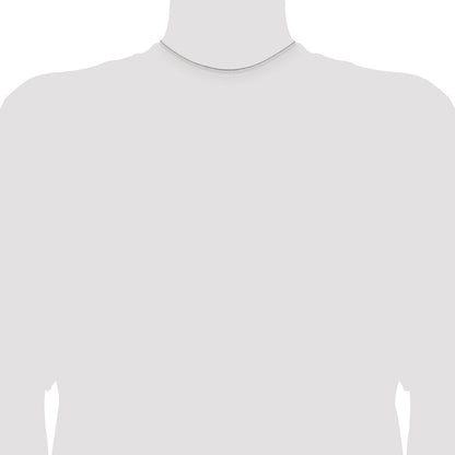 Sterlingsilber 1.2mm Diamantiert Kordel Halskette